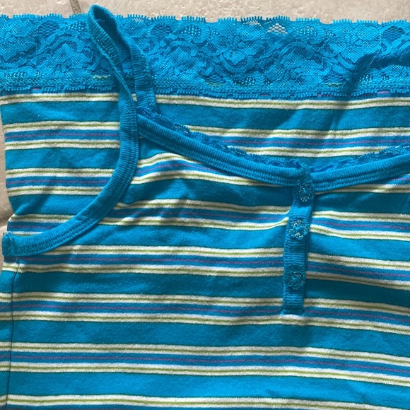 Blue Stripped Cami - Picture 2 of 4